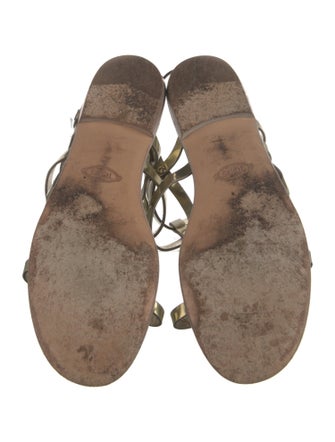 Tod's Patent Leather T-Strap Sandals