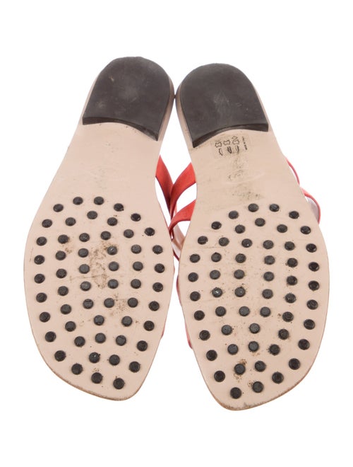 Tod's Leather Cutout Accent Slides