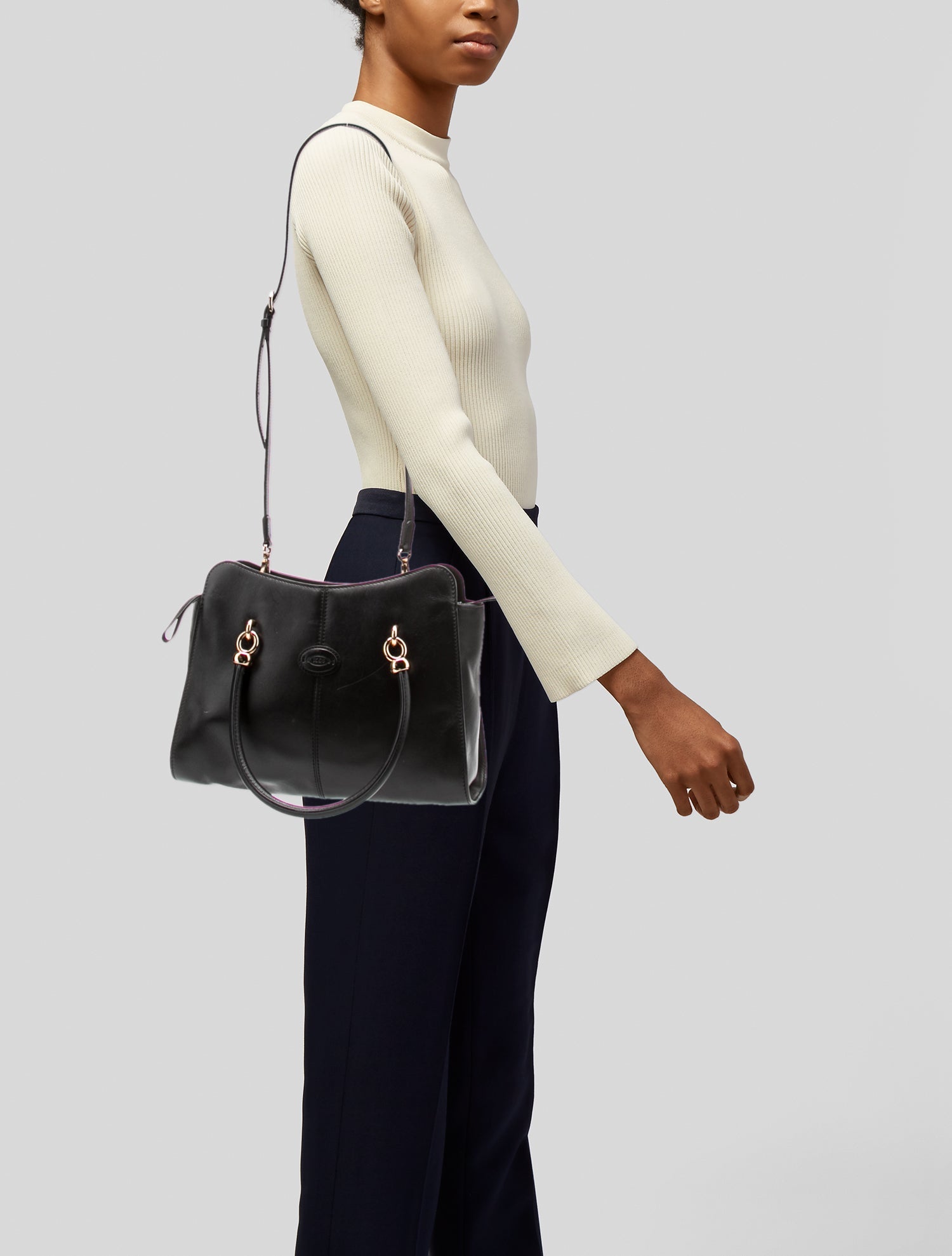 Tod's Leather Top Handle Bag