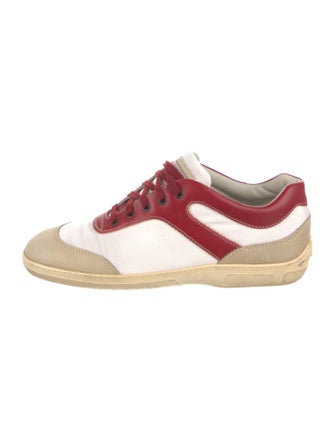Tod's Leather Colorblock Pattern Sneakers