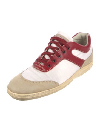 Tod's Leather Colorblock Pattern Sneakers