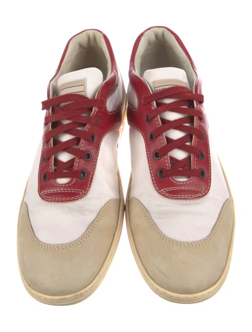 Tod's Leather Colorblock Pattern Sneakers