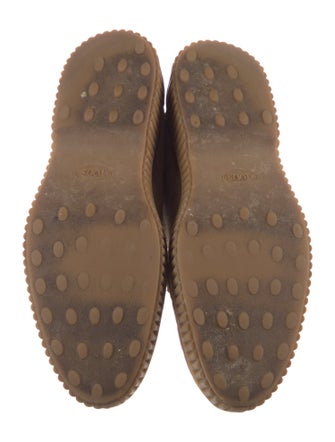 Tod's Suede Combat Boots