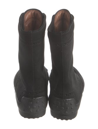 Tod's Suede Combat Boots