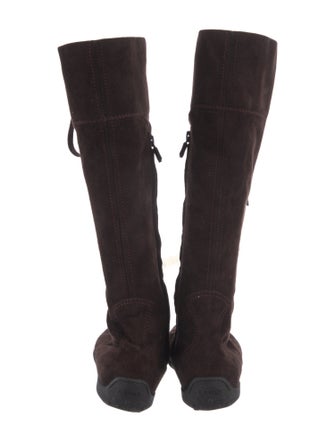 Tod's Suede Lace-Up Boots