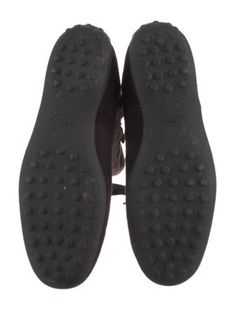 Tod's Suede Lace-Up Boots