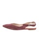 Tod's Suede Studded Accents Slingback Flats