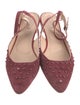 Tod's Suede Studded Accents Slingback Flats
