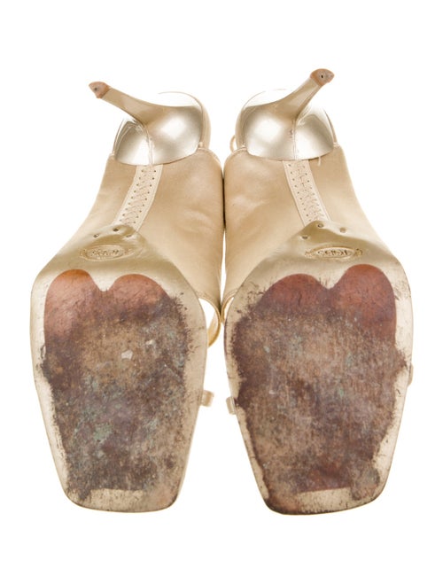 Tod's Leather Slingback Sandals