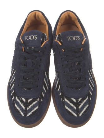 Tod's Suede Printed Sneakers
