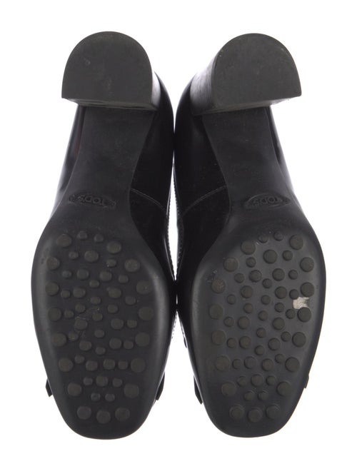 Tod's Leather Fringe Trim Accent Pumps