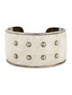 Tod's Leather Studded Cuff Bracelet