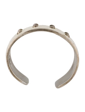 Tod's Leather Studded Cuff Bracelet