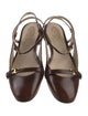 Tod's Leather Slingback Flats