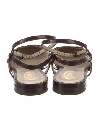 Tod's Leather Slingback Flats