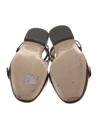 Tod's Leather Slingback Flats