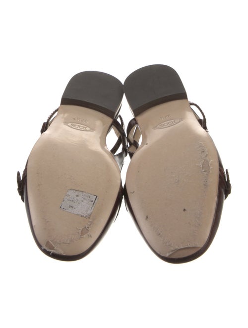 Tod's Leather Slingback Flats