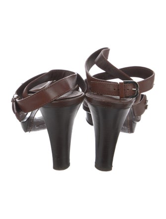 Tod's Leather Studded Accents Sandals