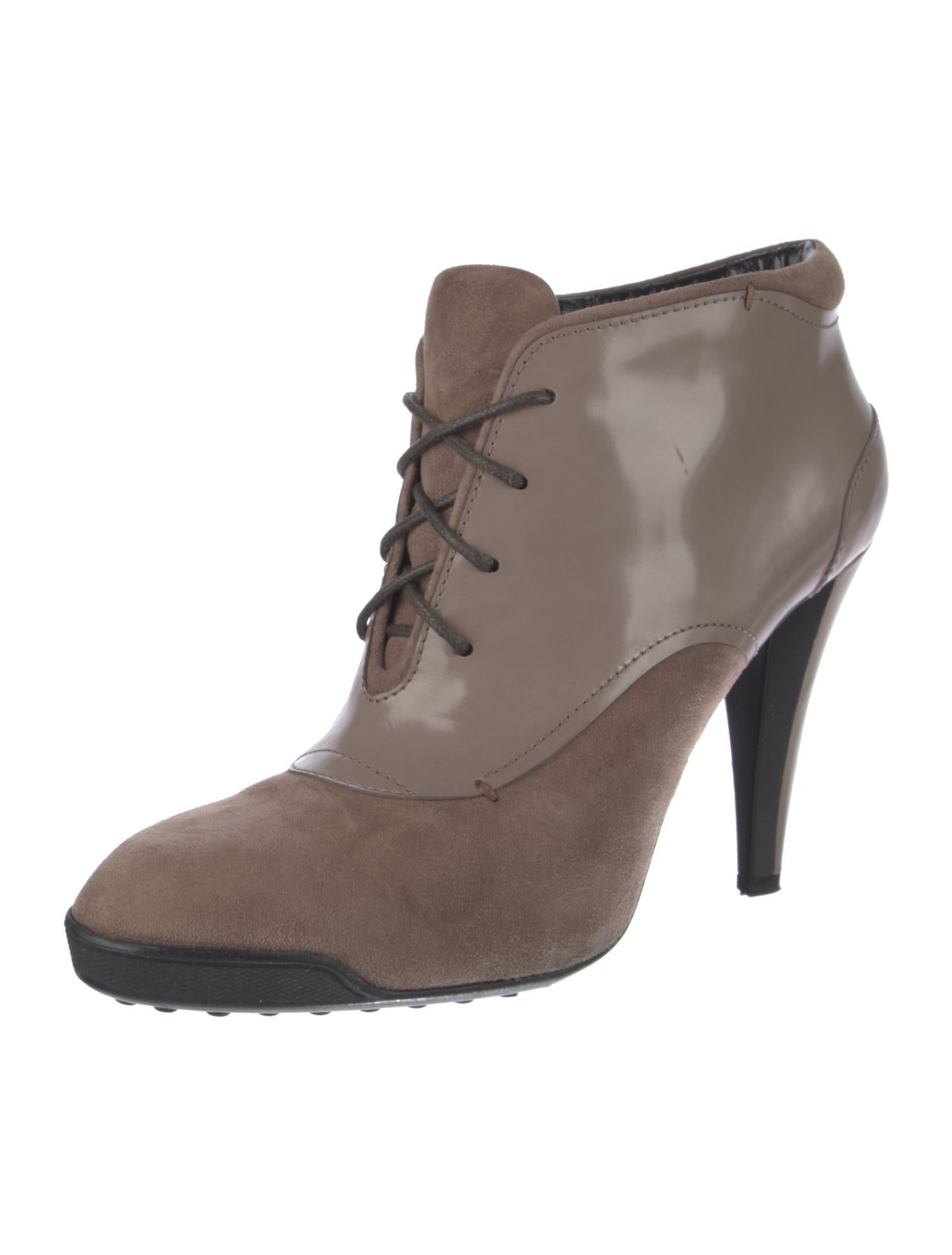 Tod's Suede Lace-Up Boots