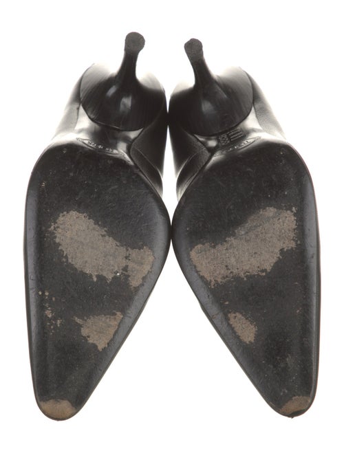 Tod's Leather Whipstitch Trim Pumps