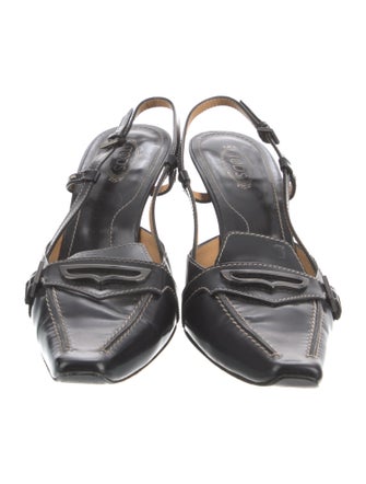Tod's Leather Slingback Pumps