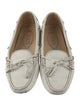 Tod's Leather Bow Accents Moccasins