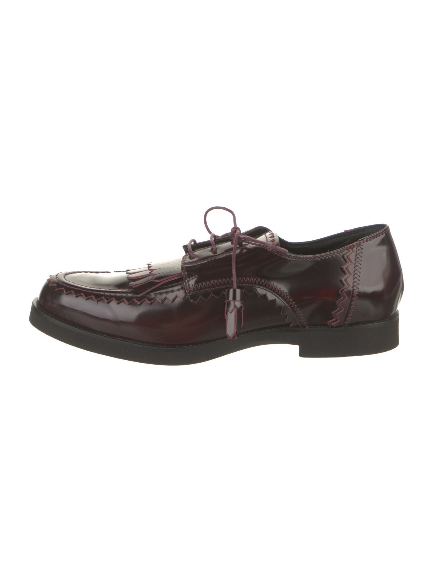 Tod's Leather Tassel Accents Oxfords