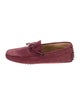 Tod's Suede Bow Accents Moccasins