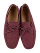 Tod's Suede Bow Accents Moccasins