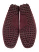 Tod's Suede Bow Accents Moccasins