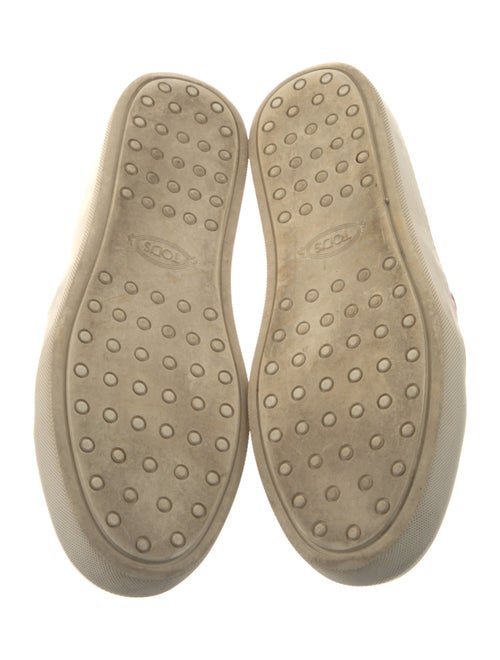 Tod's Satin Crystal Embellishments Loafers