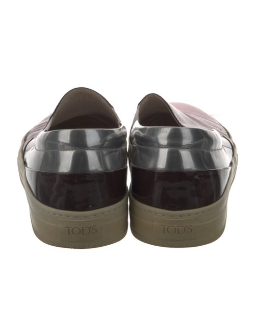 Tod's Leather Colorblock Pattern Loafers