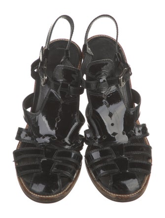 Tod's Patent Leather T-Strap Pumps