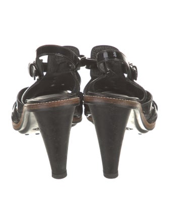 Tod's Patent Leather T-Strap Pumps