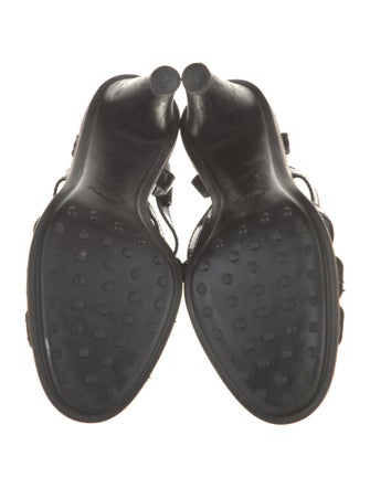 Tod's Patent Leather T-Strap Pumps