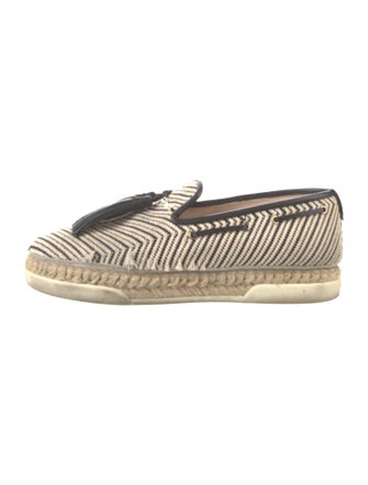 Tod's Jute Striped Espadrilles