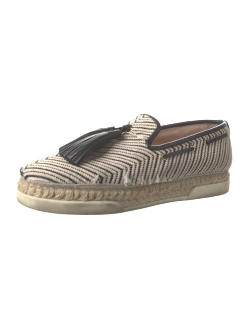 Tod's Jute Striped Espadrilles