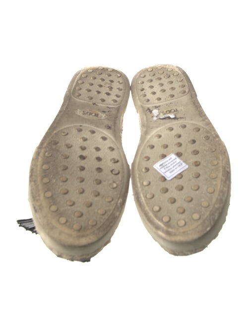 Tod's Jute Striped Espadrilles