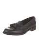 Tod's Leather Tassel Accents Loafers