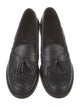 Tod's Leather Tassel Accents Loafers