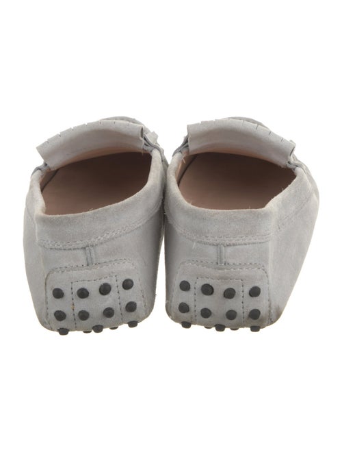 Tod's Suede Tassel Accents Loafers