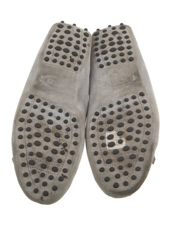 Tod's Suede Tassel Accents Loafers
