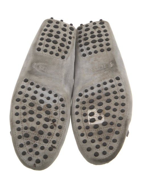 Tod's Suede Tassel Accents Loafers