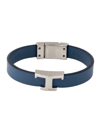 Tod's Leather T Timeless Wrap Bracelet