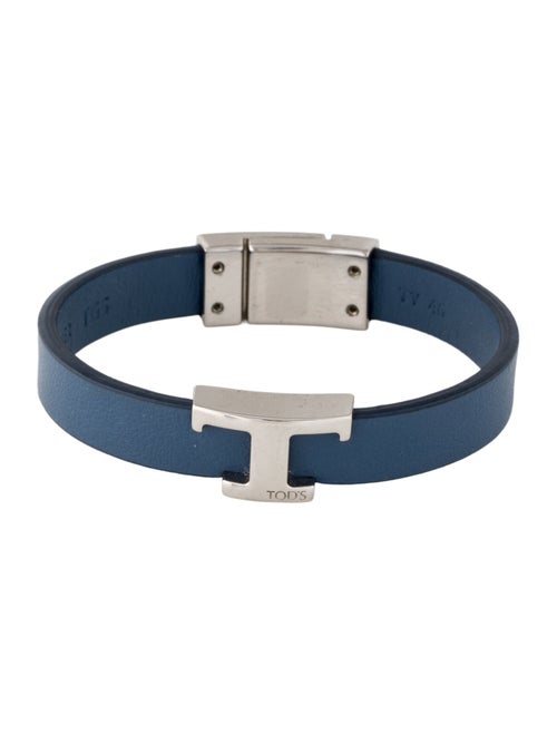 Tod's Leather T Timeless Wrap Bracelet