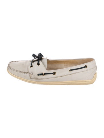 Tod's Flats Leather Moccasins 10.5