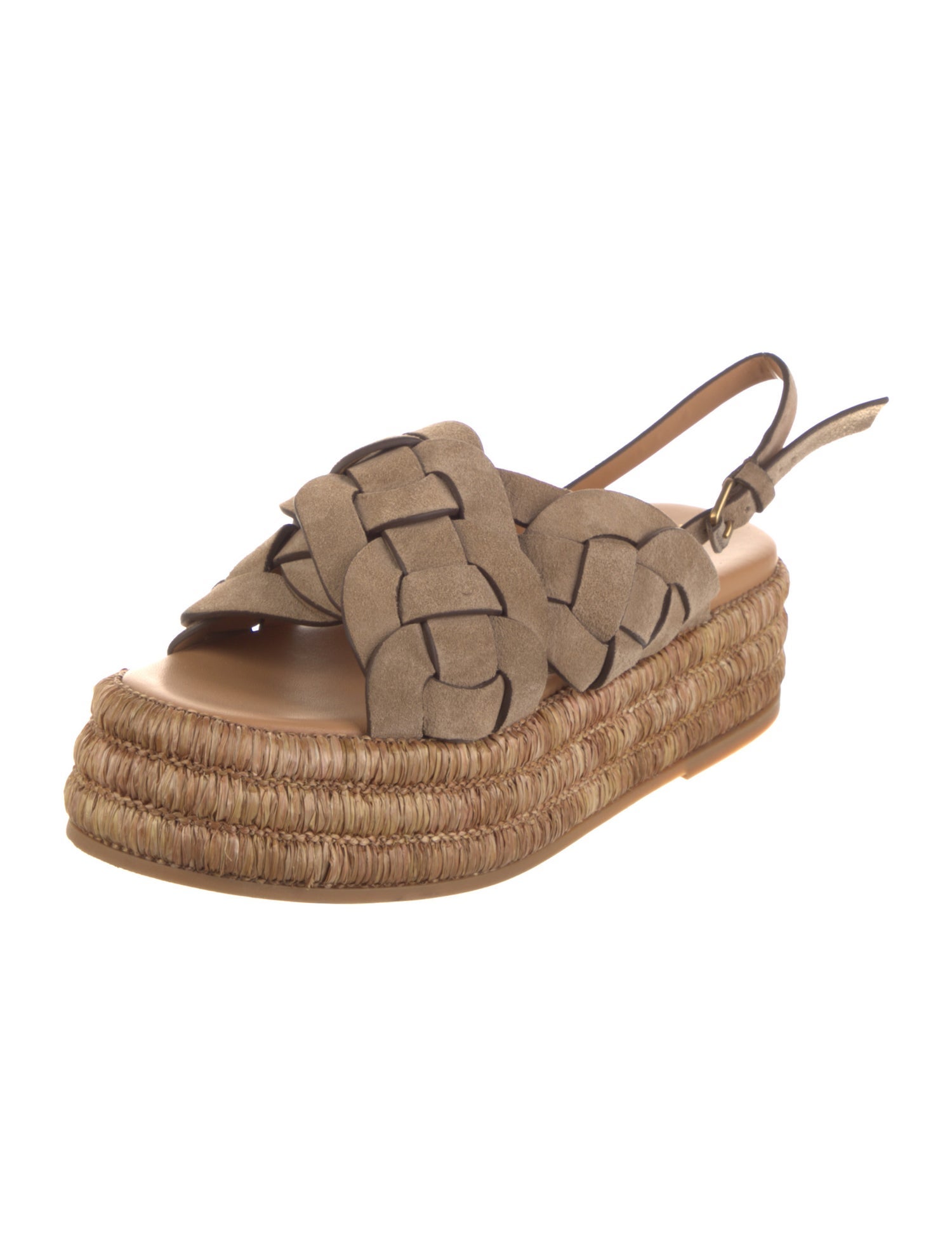 Tod's Suede Braided Accents Espadrilles