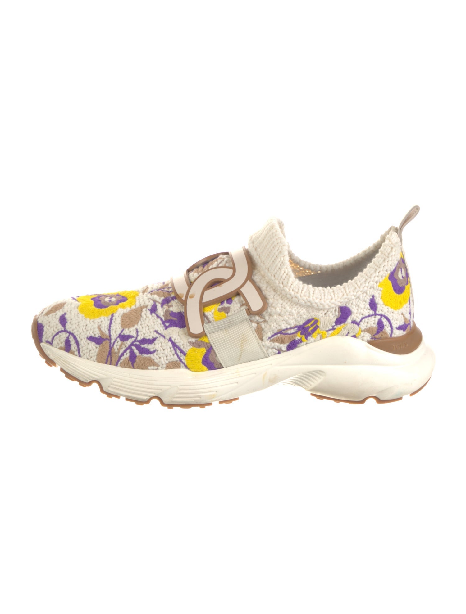 Tod's Printed Embroidered Accent Chunky Sneakers