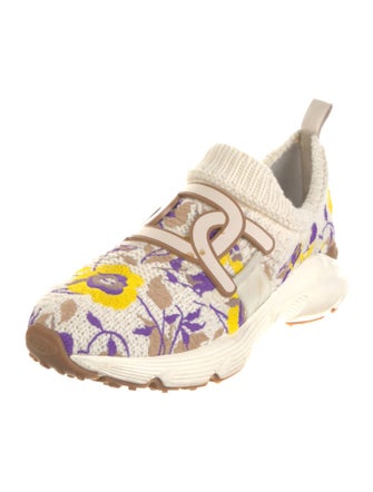 Tod's Printed Embroidered Accent Chunky Sneakers