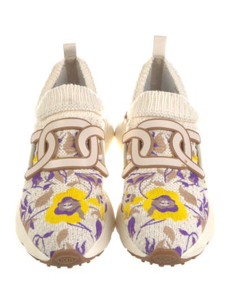 Tod's Printed Embroidered Accent Chunky Sneakers